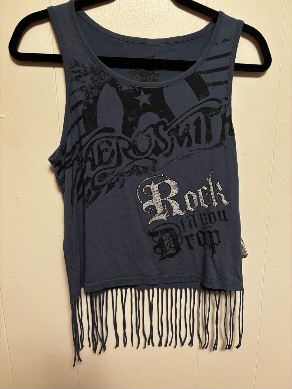Official Disney Parks Rock 'N' Roller Coaster Aerosmith Fringe Tank Top